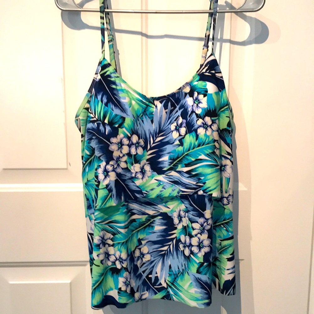 St. John’s Bay Tankini with swim skirt.